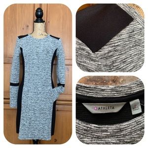Athleta Cooldown Sweatshirt along Sleeve Dress
